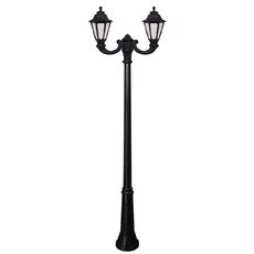 Светильник для уличного освещения с арматурой чёрного цвета Fumagalli E22.157.R20.AXF1R