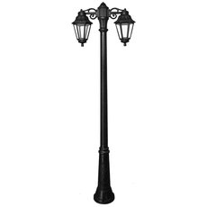 Светильник для уличного освещения с арматурой чёрного цвета Fumagalli E22.157.S20.AXF1RDN