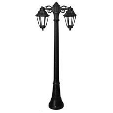 Светильник для уличного освещения с арматурой чёрного цвета Fumagalli E22.158.S20.AXF1RDN