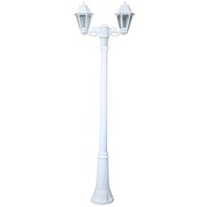 Светильник для уличного освещения с арматурой белого цвета, пластиковыми плафонами Fumagalli E22.158.S20.WXF1R