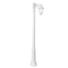 Светильник для уличного освещения с арматурой белого цвета, пластиковыми плафонами Fumagalli E22.156.S10.WXF1R