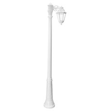 Светильник для уличного освещения с арматурой белого цвета, плафонами прозрачного цвета Fumagalli E22.157.S10.WXF1R