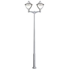 Светильник для уличного освещения с арматурой серого цвета, плафонами прозрачного цвета Fumagalli P50.372.A20.LXD6L