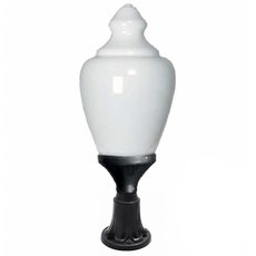 Светильник для уличного освещения с арматурой чёрного цвета, плафонами белого цвета Fumagalli C50.113.000.AYE27
