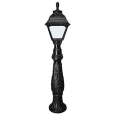 Светильник для уличного освещения с арматурой чёрного цвета, плафонами белого цвета Fumagalli U23.162.000.AYF1R
