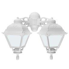 Светильник для уличного освещения с арматурой белого цвета, пластиковыми плафонами Fumagalli U23.141.000.WYF1RDN
