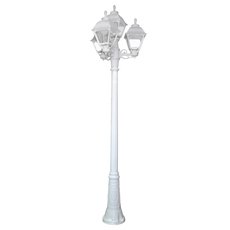 Светильник для уличного освещения с арматурой белого цвета, пластиковыми плафонами Fumagalli U23.156.S31.WXF1R