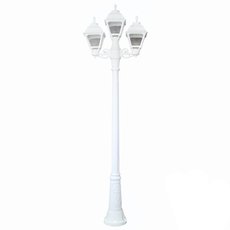 Светильник для уличного освещения с арматурой белого цвета, пластиковыми плафонами Fumagalli U23.156.S21.WXF1R