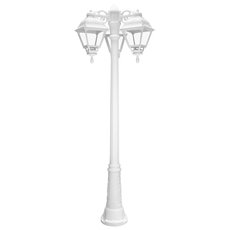 Светильник для уличного освещения с арматурой белого цвета, пластиковыми плафонами Fumagalli U23.156.S30.WXF1RDN
