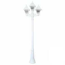Светильник для уличного освещения с арматурой белого цвета, плафонами прозрачного цвета Fumagalli U23.157.S21.WXF1R