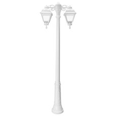 Светильник для уличного освещения с арматурой белого цвета, плафонами прозрачного цвета Fumagalli U23.156.S20.WXF1R