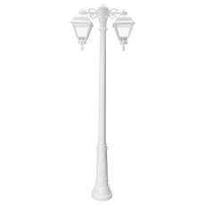 Светильник для уличного освещения с арматурой белого цвета, пластиковыми плафонами Fumagalli U23.156.S20.WXF1RDN
