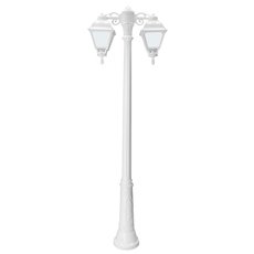 Светильник для уличного освещения с арматурой белого цвета, пластиковыми плафонами Fumagalli U23.157.S20.WYF1R