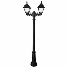 Светильник для уличного освещения с арматурой чёрного цвета, плафонами белого цвета Fumagalli U23.202.R20.AYF1R