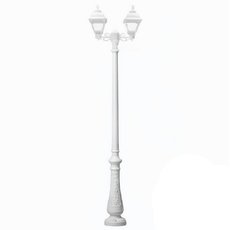 Светильник для уличного освещения с арматурой белого цвета, пластиковыми плафонами Fumagalli U23.202.S20.WXF1R