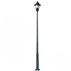Светильник для уличного освещения с арматурой чёрного цвета, плафонами прозрачного цвета Fumagalli F50.372.000.AXE27