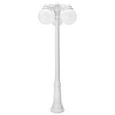 Светильник для уличного освещения с пластиковыми плафонами белого цвета Fumagalli G25.156.S30.WYE27DN