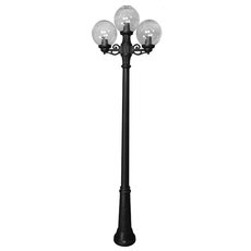 Светильник для уличного освещения с арматурой чёрного цвета, пластиковыми плафонами Fumagalli G25.158.S30.AXE27