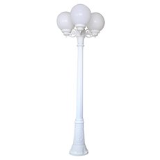 Светильник для уличного освещения с арматурой белого цвета, плафонами белого цвета Fumagalli G25.158.S30.WYE27