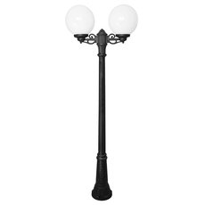 Светильник для уличного освещения с арматурой чёрного цвета, пластиковыми плафонами Fumagalli G25.158.S20.AYE27