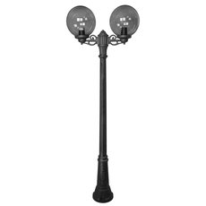 Светильник для уличного освещения с арматурой чёрного цвета, пластиковыми плафонами Fumagalli G25.158.S20.AZE27