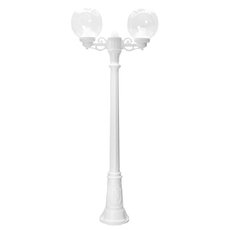 Светильник для уличного освещения с арматурой белого цвета, пластиковыми плафонами Fumagalli G25.158.S20.WXE27