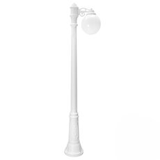 Светильник для уличного освещения с арматурой белого цвета, пластиковыми плафонами Fumagalli G25.156.S10.WYE27
