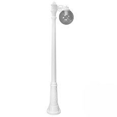 Светильник для уличного освещения с арматурой белого цвета, пластиковыми плафонами Fumagalli G25.156.S10.WZE27