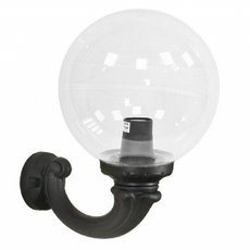 Светильник для уличного освещения с арматурой чёрного цвета Fumagalli G25.132.000.AXE27