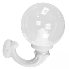 Светильник для уличного освещения с арматурой белого цвета, пластиковыми плафонами Fumagalli G25.132.000.WXE27