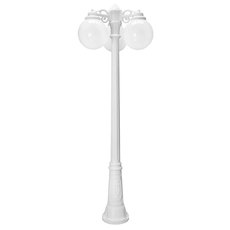 Светильник для уличного освещения с плафонами белого цвета Fumagalli G25.157.S30.WYE27DN