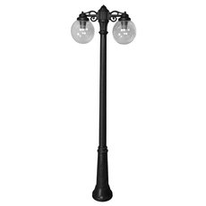 Светильник для уличного освещения с арматурой чёрного цвета Fumagalli G25.157.S20.AZE27DN