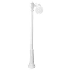Светильник для уличного освещения с арматурой белого цвета, пластиковыми плафонами Fumagalli G25.157.S10.WXE27
