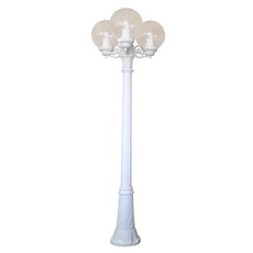 Светильник для уличного освещения с арматурой белого цвета, пластиковыми плафонами Fumagalli G30.158.S30.WXE27