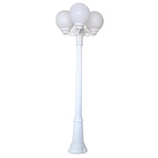 Светильник для уличного освещения с арматурой белого цвета, пластиковыми плафонами Fumagalli G30.158.S30.WYE27