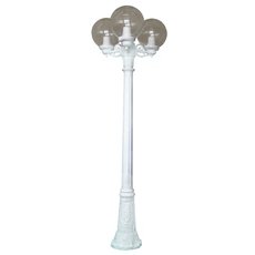 Светильник для уличного освещения с арматурой белого цвета, пластиковыми плафонами Fumagalli G30.158.S30.WZE27
