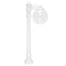 Светильник для уличного освещения с арматурой белого цвета, пластиковыми плафонами Fumagalli G30.163.S10.WXE27
