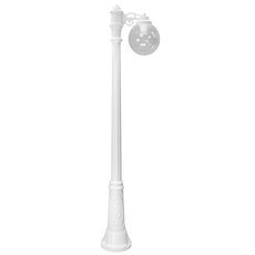 Светильник для уличного освещения с арматурой белого цвета, пластиковыми плафонами Fumagalli G30.156.S10.WXE27