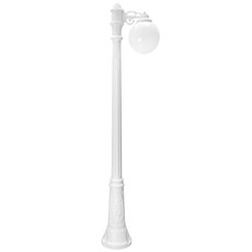 Светильник для уличного освещения с арматурой белого цвета, пластиковыми плафонами Fumagalli G30.156.S10.WYE27