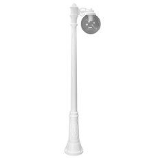 Светильник для уличного освещения с арматурой белого цвета, пластиковыми плафонами Fumagalli G30.156.S10.WZE27