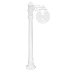 Светильник для уличного освещения с арматурой белого цвета, пластиковыми плафонами Fumagalli G30.158.S10.WXE27