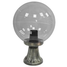 Светильник для уличного освещения с арматурой бронзы цвета, пластиковыми плафонами Fumagalli G30.111.000.BZE27