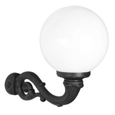 Светильник для уличного освещения с арматурой чёрного цвета, плафонами белого цвета Fumagalli G30.171.000.AYE27