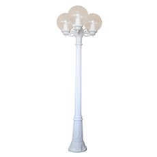 Светильник для уличного освещения с арматурой белого цвета, плафонами прозрачного цвета Fumagalli G30.156.S30.WXE27