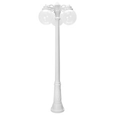 Светильник для уличного освещения с арматурой белого цвета, пластиковыми плафонами Fumagalli G30.157.S30.WXE27DN