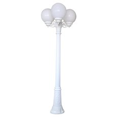Светильник для уличного освещения с арматурой белого цвета, пластиковыми плафонами Fumagalli G30.157.S30.WYE27