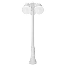 Светильник для уличного освещения с арматурой белого цвета, пластиковыми плафонами Fumagalli G30.157.S30.WYE27DN