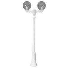 Светильник для уличного освещения с арматурой белого цвета, пластиковыми плафонами Fumagalli G30.156.S20.WZE27