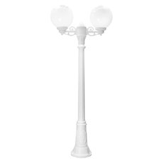 Светильник для уличного освещения с арматурой белого цвета, пластиковыми плафонами Fumagalli G30.157.S20.WYE27