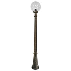Светильник для уличного освещения с арматурой бронзы цвета, плафонами прозрачного цвета Fumagalli G30.156.000.BXE27